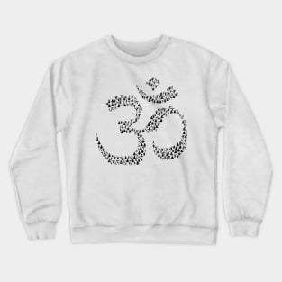 Aum Om Symbol Sign Yoga Poses Crewneck Sweatshirt